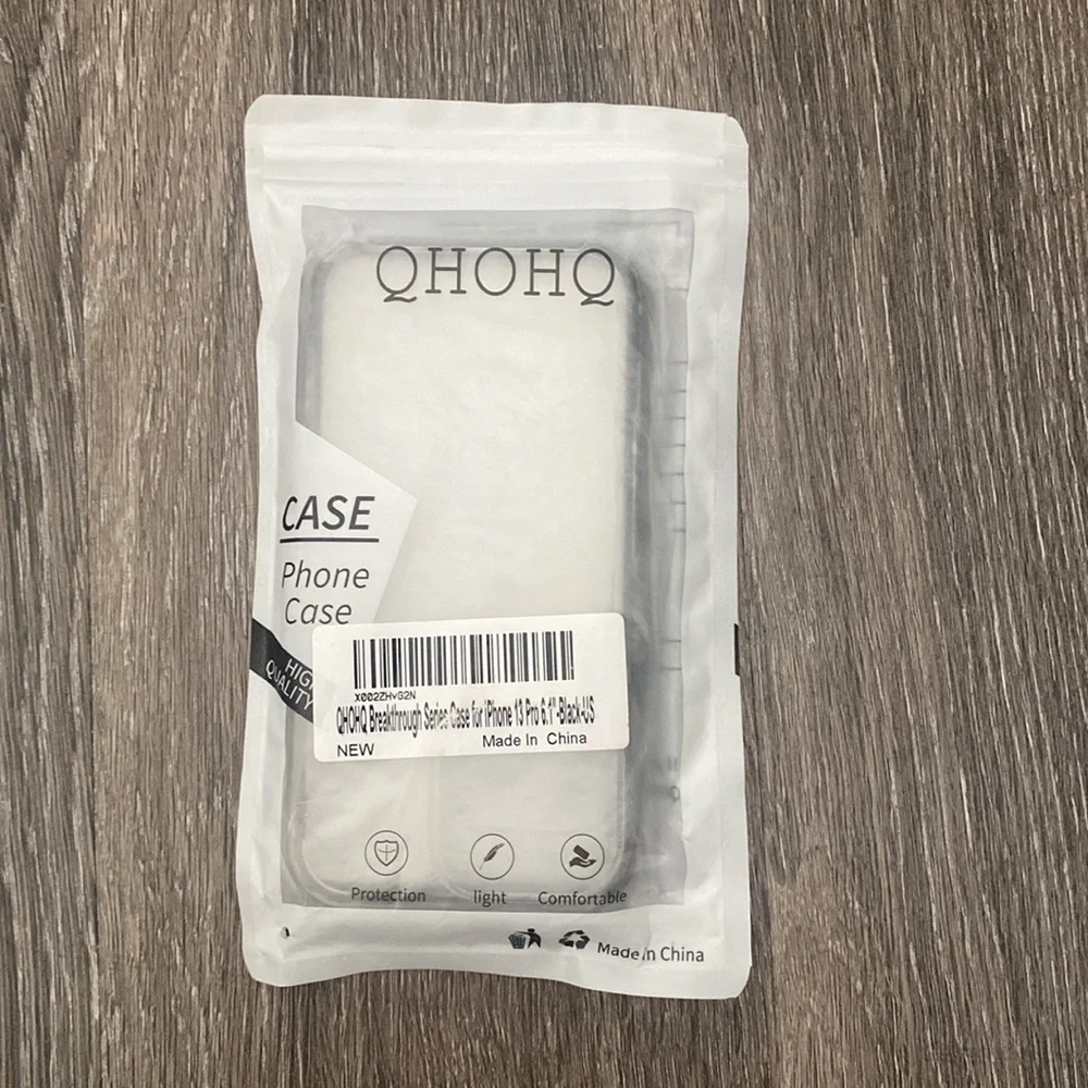 New QHOHQ Breakthrough Series Case Designed for iPhone 13 Pro 6.1 Clear